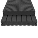Terrassebræt 32 pcs Sort WPC
