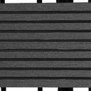 Terrasse Flise 22 pcs Grå 30 x 30 cm WPC