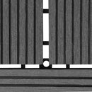 Terrasse Flise 22 pcs Grå 30 x 30 cm WPC