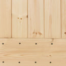 Skydedør 70 x 210 cm Massivt Fyrretræ (Ubehandlet)