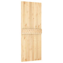 Skydedør 80 x 210 cm Massivt Fyrretræ (Ubehandlet)