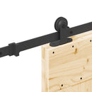 Skydedør NARVIK 85 x 210 cm (152,5 cm) Naturfarvet og sort