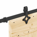 Skydedør NARVIK Naturfarvet og sort 85 x 210 cm (152,5 cm)