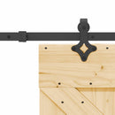 Skydedør NARVIK Naturfarvet og sort 85 x 210 cm (152,5 cm)