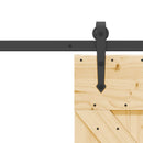 Skydedør NARVIK Naturfarvet og sort 70 x 210 cm (152,5 cm)