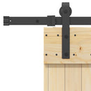 Skydedør NARVIK Naturfarvet og sort 70 x 210 cm (213,5 cm)