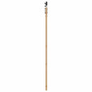 Skydedør 86 x 211 cm Massivt fyrretræ Naturfarvet og sort