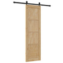 Skydedør Naturfarvet 61 x 198,5 cm Massivt fyrretræ