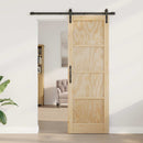 Skydedør Naturfarvet 73,5 x 211 cm Massivt fyrretræ