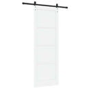 Skydedør Hvid 83 x 232 cm Massivt fyrretræ