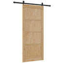 Skydedør Naturfarvet 86 x 198,5 cm Massivt fyrretræ