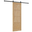 Skydedør Naturfarvet 73,5 x 211 cm Massivt fyrretræ