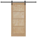 Skydedør Naturfarvet 86 x 198,5 cm Massivt fyrretræ