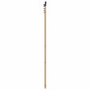 Skydedør Naturfarvet og sort 86 x 198,5 cm Massivt fyrretræ