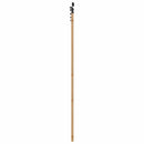 Skydedør Naturfarvet og sort 61 x 198,5 cm Massivt fyrretræ