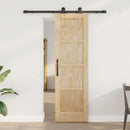 Skydedør ORKDAL 61 x 198,5 cm Massivt fyrretræ Naturfarvet