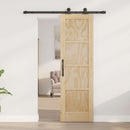 Skydedør ORKDAL 61 x 198,5 cm Massivt fyrretræ Naturfarvet