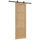 Skydedør ORKDAL 73,5 x 211 cm Massivt fyrretræ Naturfarvet