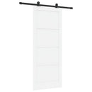 Skydedør ORKDAL 83 x 202 cm Massivt fyrretræ Hvid