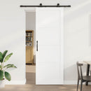 Skydedør ORKDAL 83 x 232 cm Massivt fyrretræ Hvid
