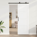 Skydedør ORKDAL 83 x 232 cm Massivt fyrretræ Hvid