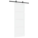 Skydedør ORKDAL 83 x 232 cm Massivt fyrretræ Hvid