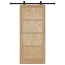 Skydedør ORKDAL 86 x 198,5 cm Massivt fyrretræ Naturfarvet