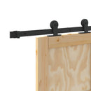 Skydedør ORKDAL 86 x 211 cm Massivt fyrretræ Naturfarvet