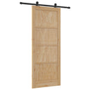 Skydedør ORKDAL 86 x 211 cm Massivt fyrretræ Naturfarvet