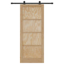 Skydedør ORKDAL 86 x 211 cm Massivt fyrretræ Naturfarvet