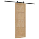 Skydedør ORKDAL 73,5 x 211 cm Massivt fyrretræ Naturfarvet