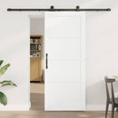 Skydedør ORKDAL 83 x 202 cm Massivt fyrretræ Hvid