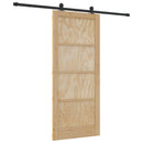 Skydedør ORKDAL 86 x 198,5 cm Massivt fyrretræ Naturfarvet