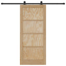 Skydedør ORKDAL 86 x 198,5 cm Massivt fyrretræ Naturfarvet
