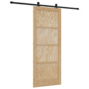 Skydedør ORKDAL 86 x 211 cm Massivt fyrretræ Naturfarvet