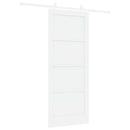 Skydedør Hvid 83 x 202 cm Massivt fyrretræ