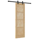 Skydedør ORKDAL 61 x 198,5 cm Massivt fyrretræ Naturfarvet