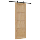 Skydedør ORKDAL 73,5 x 211 cm Massivt fyrretræ Naturfarvet
