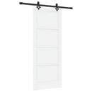 Skydedør ORKDAL 83 x 202 cm Massivt fyrretræ Hvid