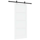 Skydedør ORKDAL 83 x 202 cm Massivt fyrretræ Hvid
