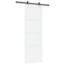 Skydedør ORKDAL 83 x 232 cm Massivt fyrretræ Hvid