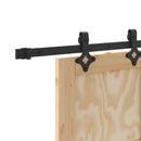 Skydedør ORKDAL 86 x 198,5 cm Massivt fyrretræ Naturfarvet