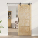 Skydedør ORKDAL 86 x 198,5 cm Massivt fyrretræ Naturfarvet