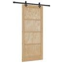 Skydedør ORKDAL 86 x 198,5 cm Massivt fyrretræ Naturfarvet