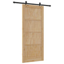 Skydedør ORKDAL 86 x 198,5 cm Massivt fyrretræ Naturfarvet