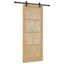 Skydedør ORKDAL 86 x 211 cm Massivt fyrretræ Naturfarvet