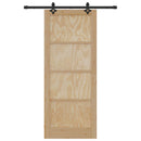 Skydedør ORKDAL 86 x 211 cm Massivt fyrretræ Naturfarvet