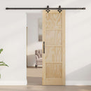 Skydedør ORKDAL 61 x 198,5 cm Massivt fyrretræ Naturfarvet