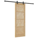 Skydedør ORKDAL 73,5 x 211 cm Massivt fyrretræ Naturfarvet
