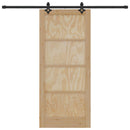 Skydedør ORKDAL 86 x 198,5 cm Massivt fyrretræ Naturfarvet